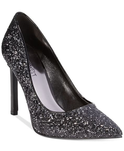 black sparkly shoes for women.